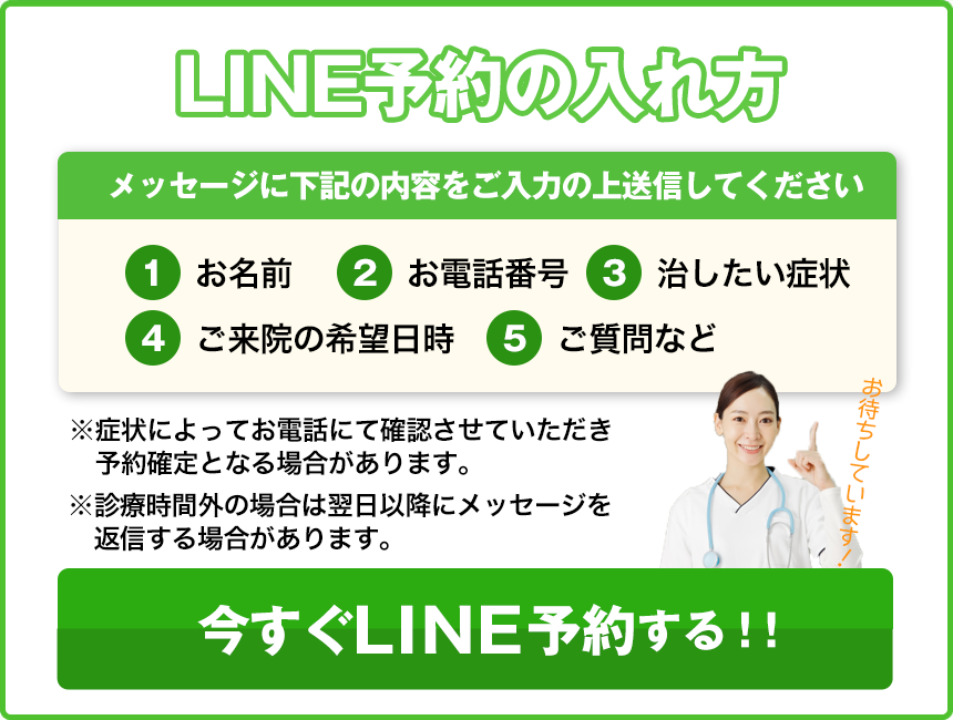 LINE予約の入れ方画像